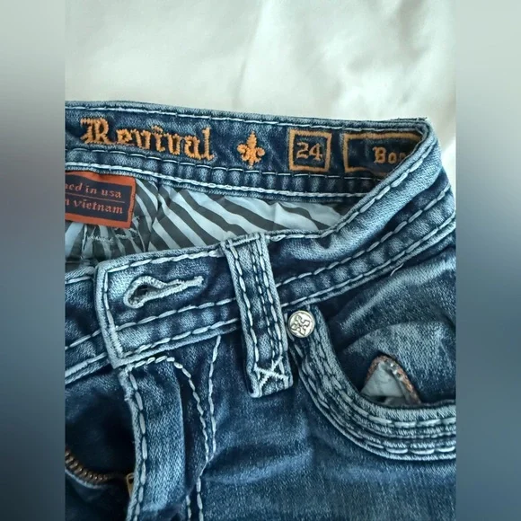 Rock Revival Cecily Blue Boot Cut Jeans - Picture 11 of 11